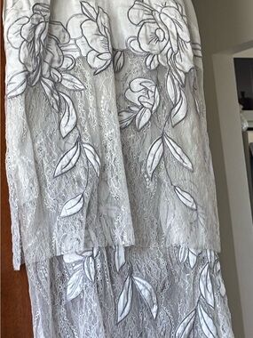 Oasis White Lace Floral-Detail Camisole